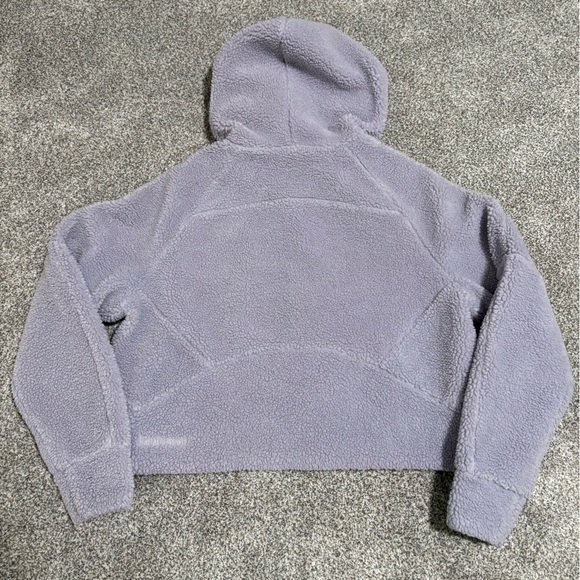 Lululemon Scuba Oversized Half-Zip Fleece Hoodie Faint Lavender M/L - Picture 8 of 9